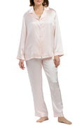 Women's 100% Mulberry Silk Long Pajama Set C2478