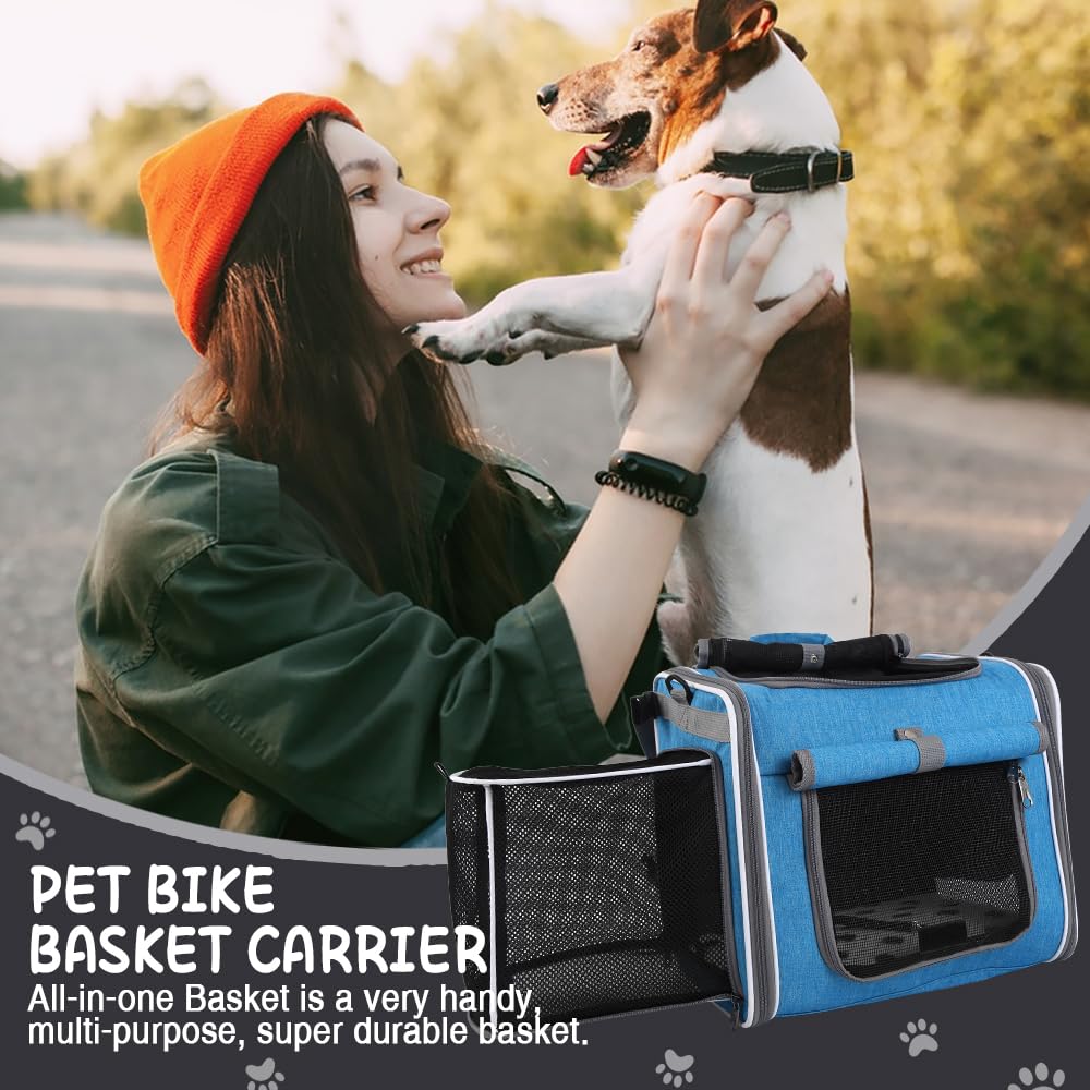 Expandable Foldable Dog Bike Basket Carrier B4198