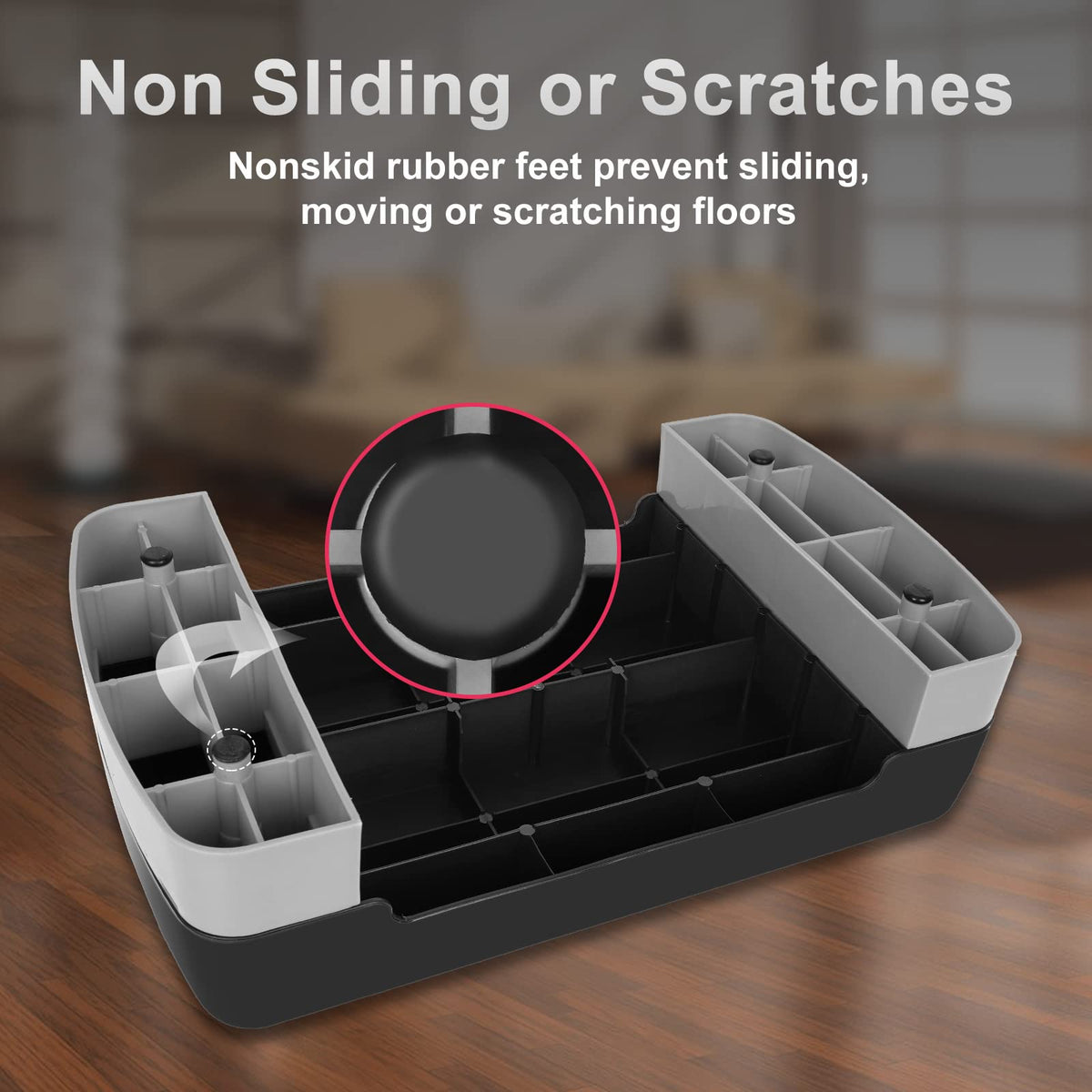 Adjustable 4"-6" Step Aerobics Platform with 2 Riser W7263
