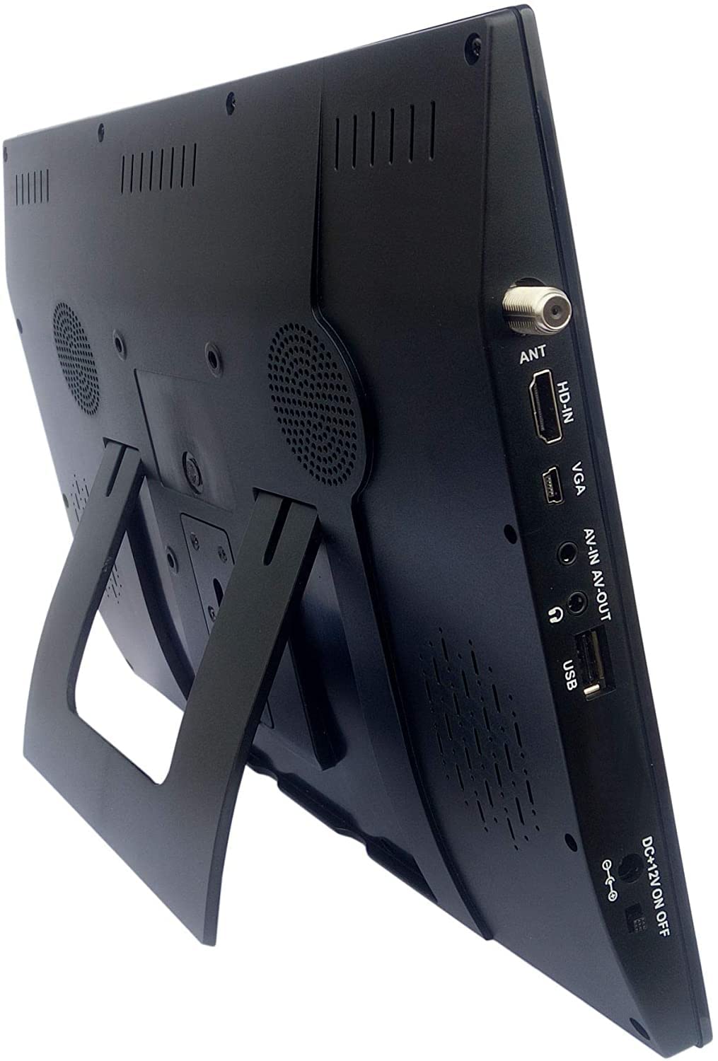 14” Portable LCD TV Monitor 1080P Rechargeable Battery Operated with Remote Control I891