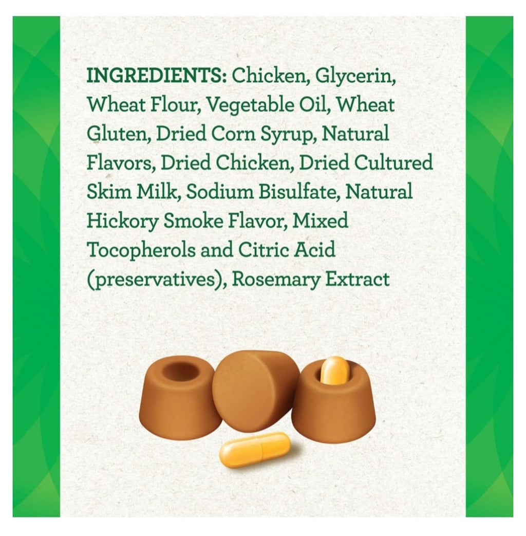 Chicken Flavor Pill Pockets Treats for Dogs 23.7 Oz W857