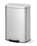 Step-on Stainless Steel Kitchen Trash Can 13 Gal R735