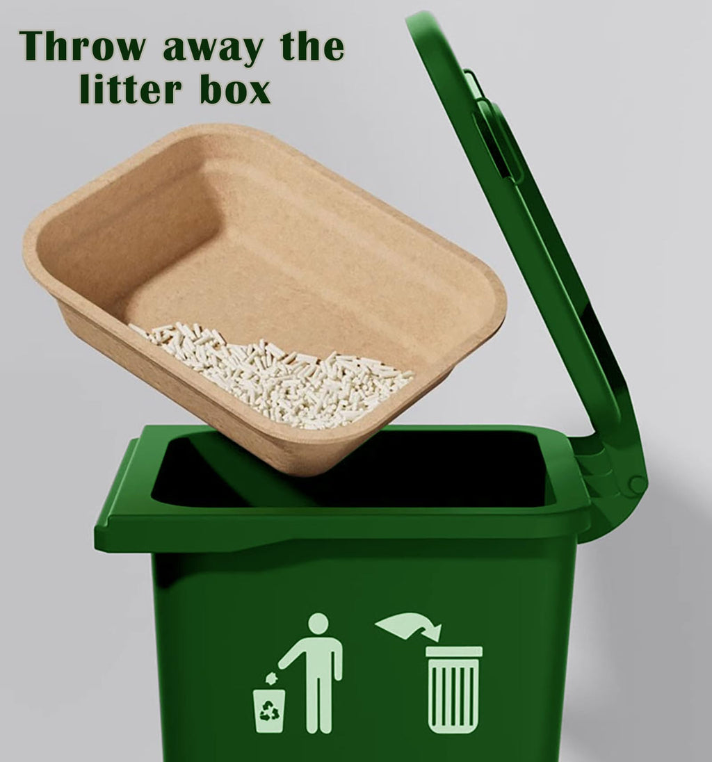 8 Pack Disposable Cat Litter Box G104464