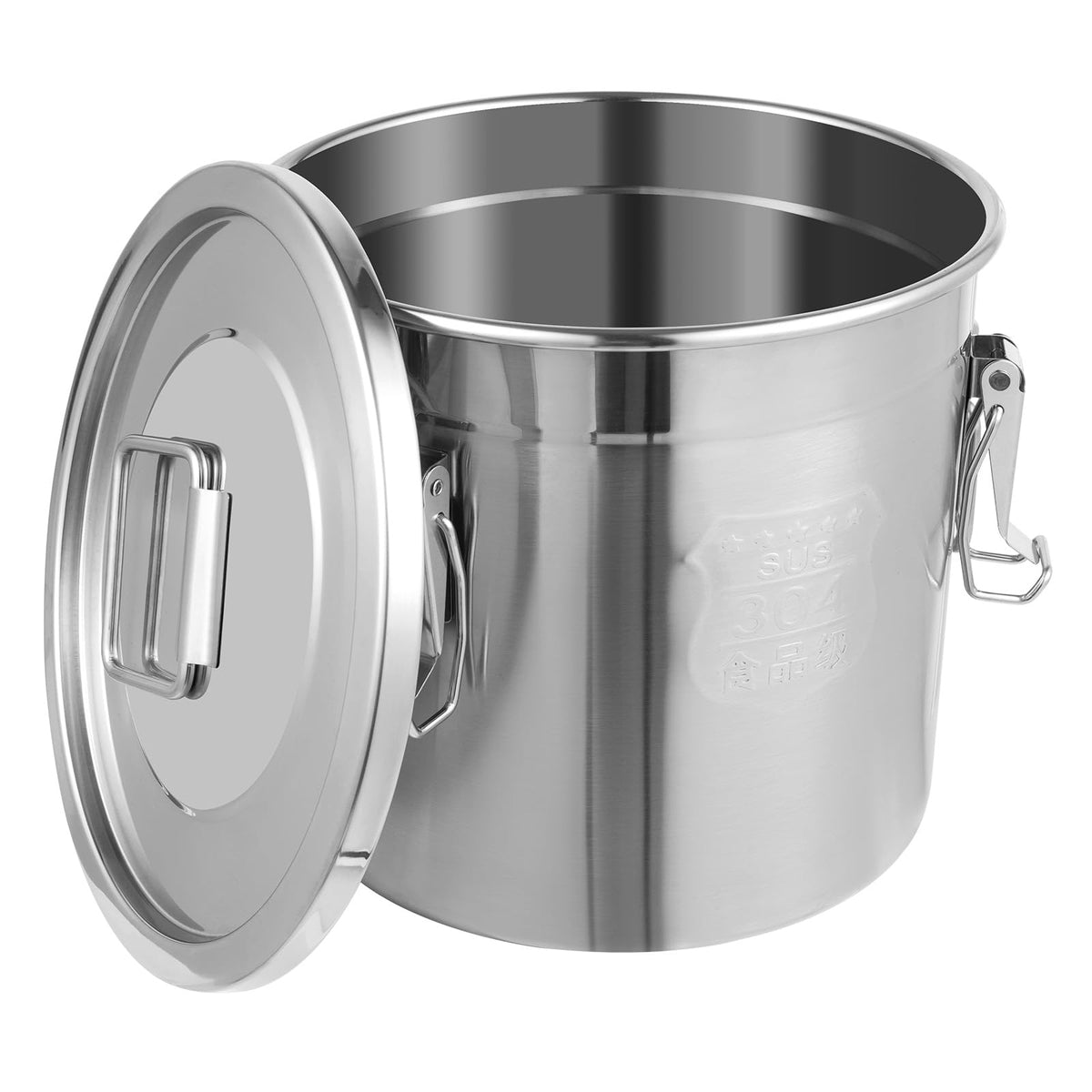 5.5Gal 304 Stainless Steel Airtight Canister Q48656