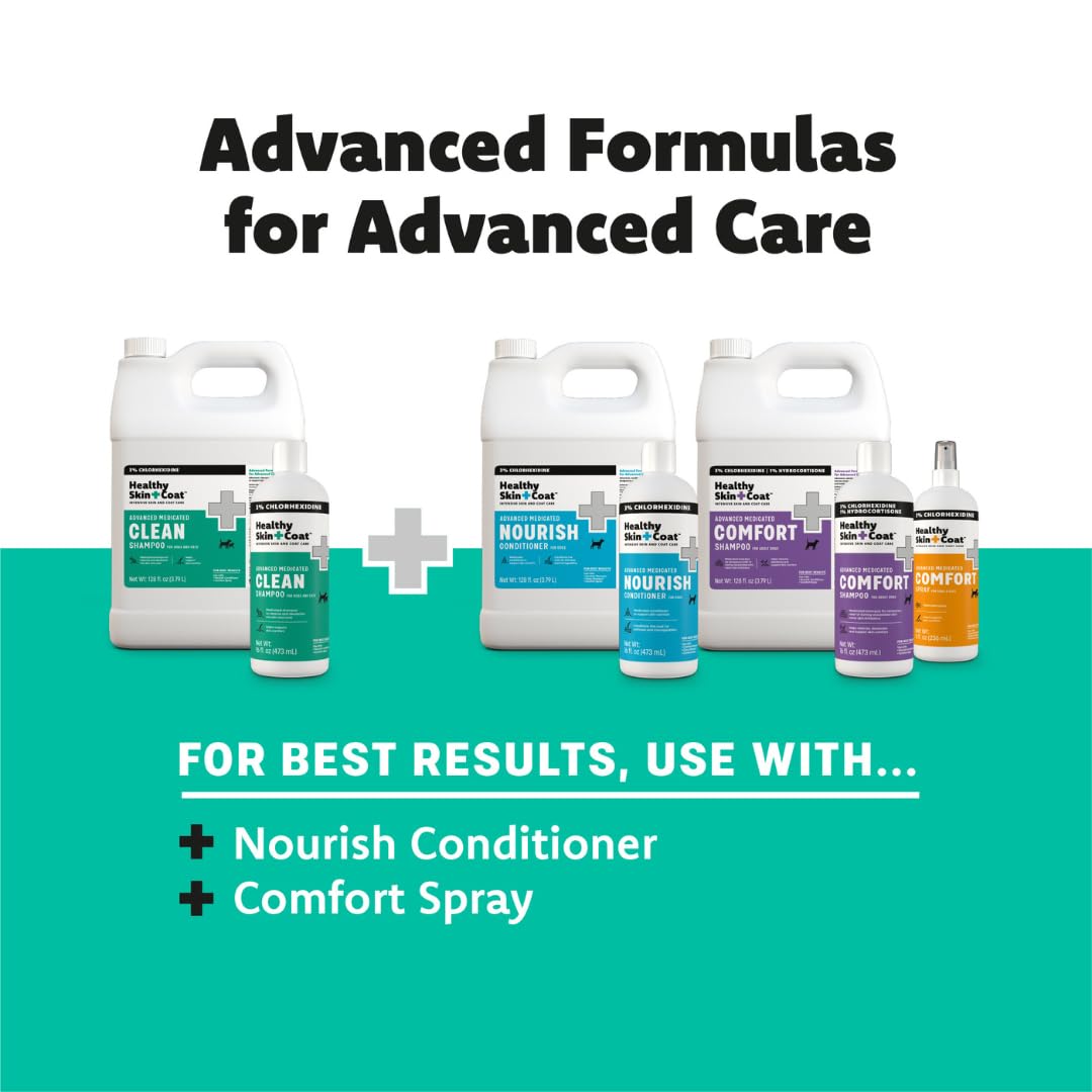 Medicated Chlorhexidine Dog Shampoo 3%, 1 Gallon Y428371