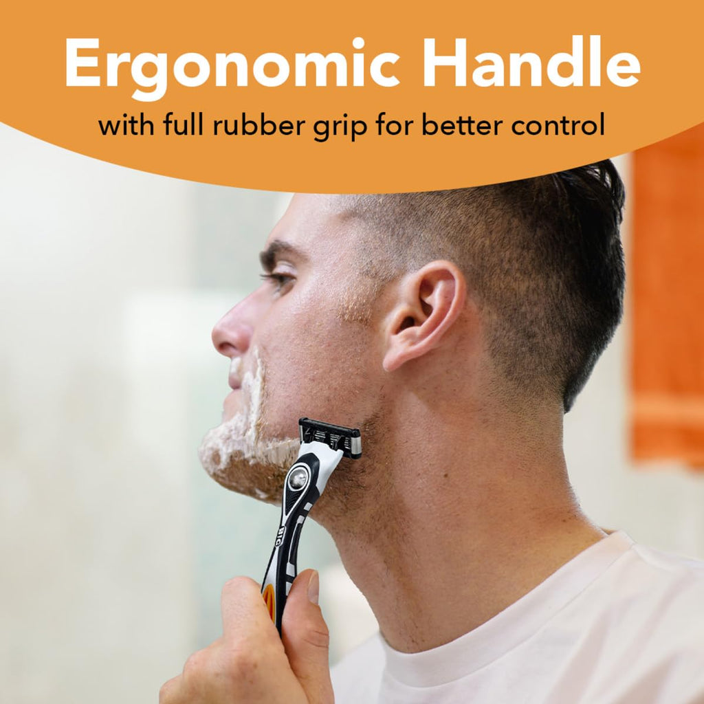 5-Blade Refillable Razors with 7 Cartridges P3624