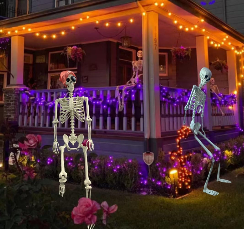 Life Size Posable Skeleton Decoration W697011