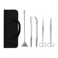 5 in 1 Aquarium Scissors Tweezers Spatula Stainless Steel Aquascaping Tools B999
