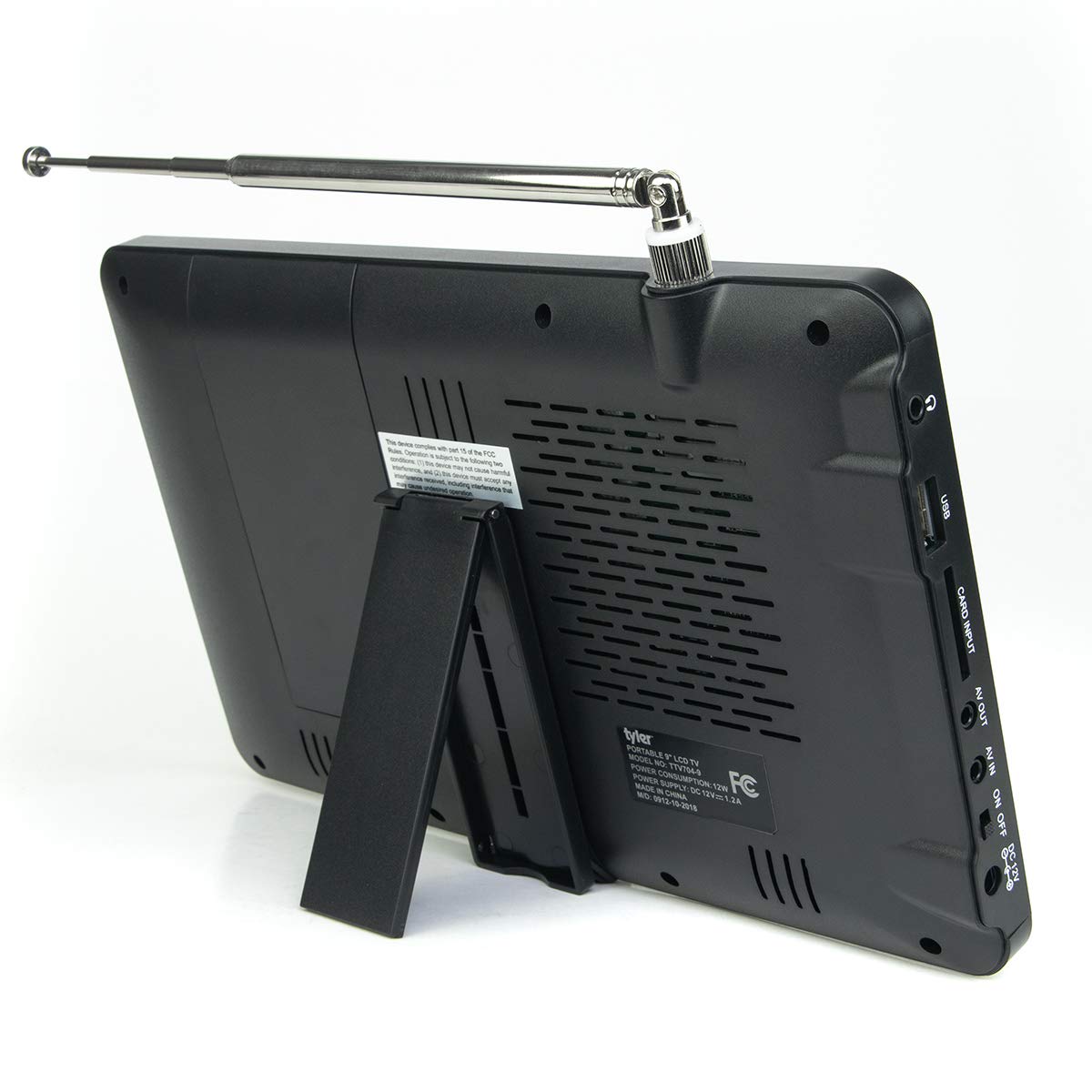 9" Portable LCD TV Rechargeable Battery Powered C302
