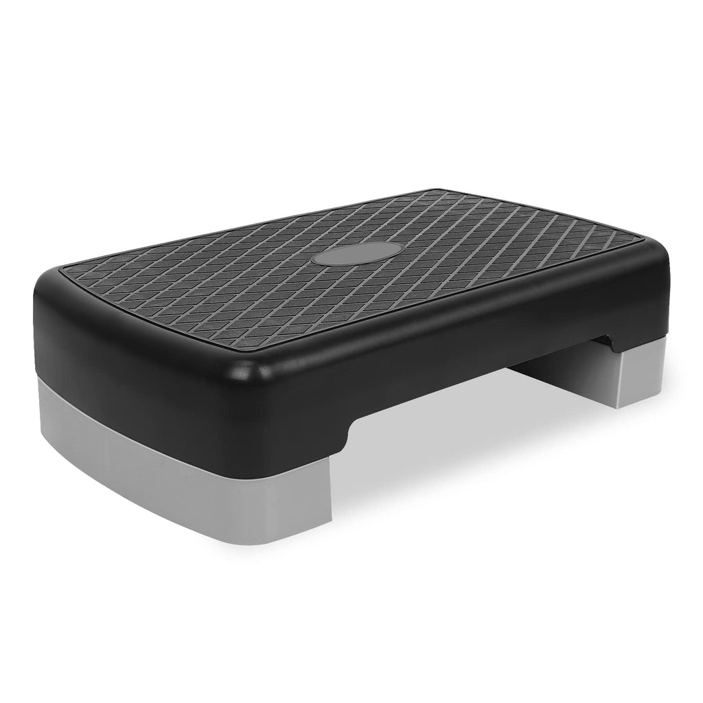 Adjustable 4"-6" Step Aerobics Platform with 2 Riser W7263