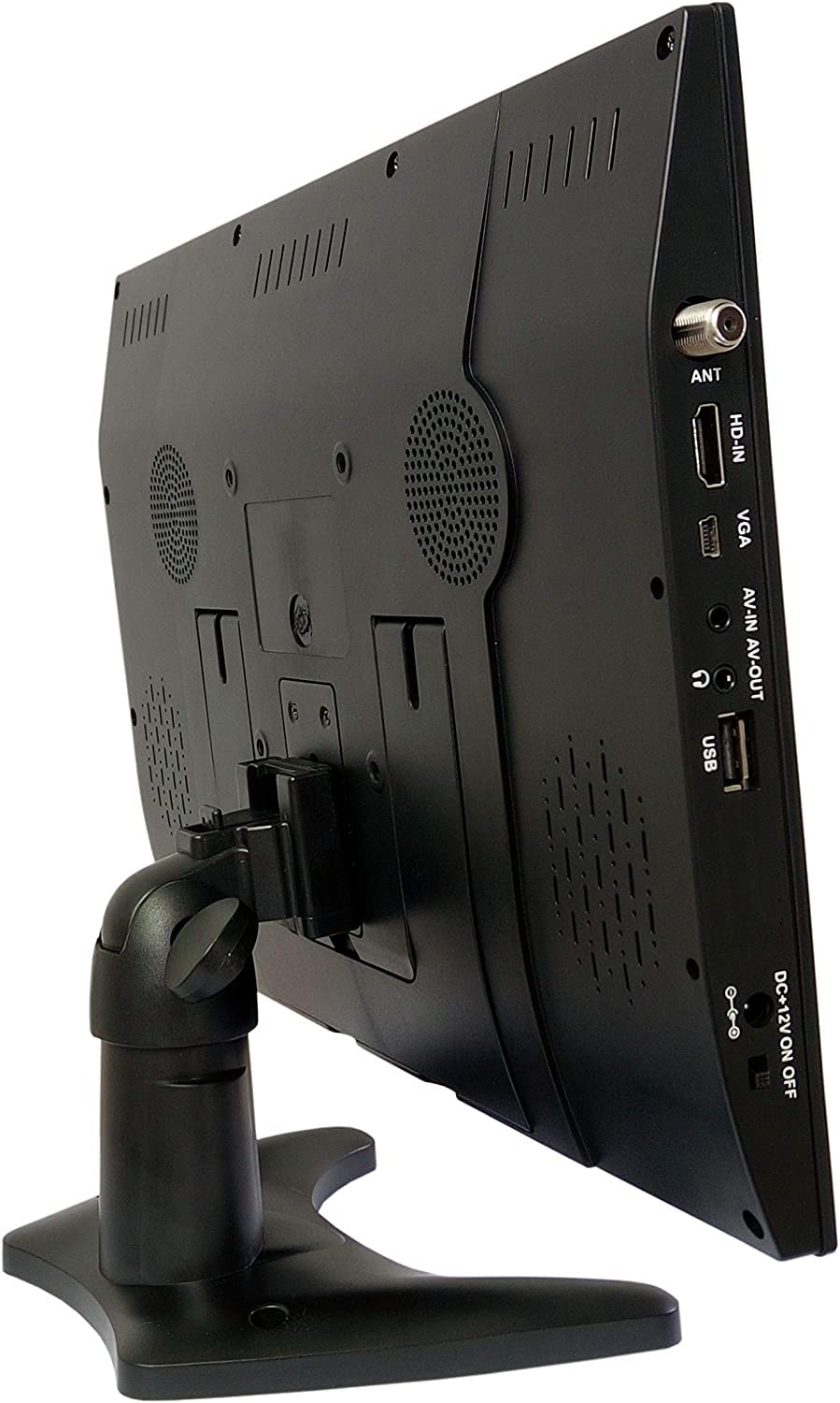 14” Portable LCD TV Monitor 1080P Rechargeable Battery Operated with Remote Control I891