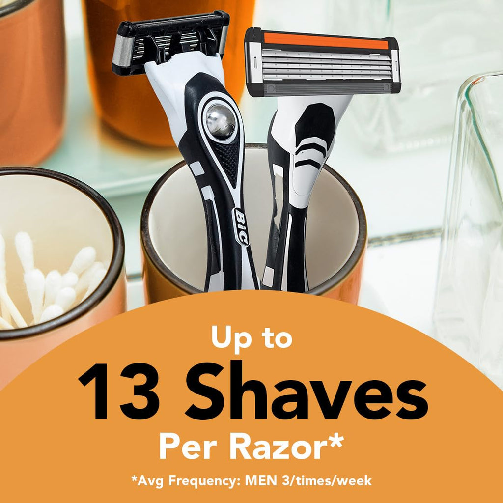 5-Blade Refillable Razors with 7 Cartridges P3624