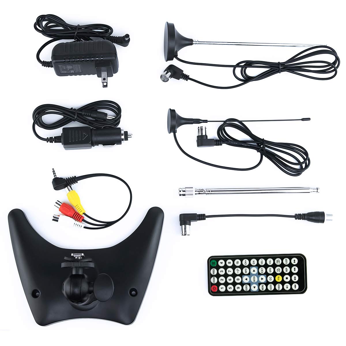 9" Portable LCD TV Rechargeable Battery Powered C302