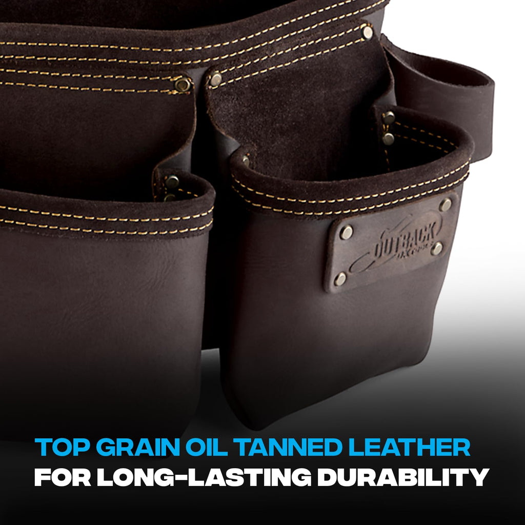 Leather Tool Belt with Suspenders Size L O943044