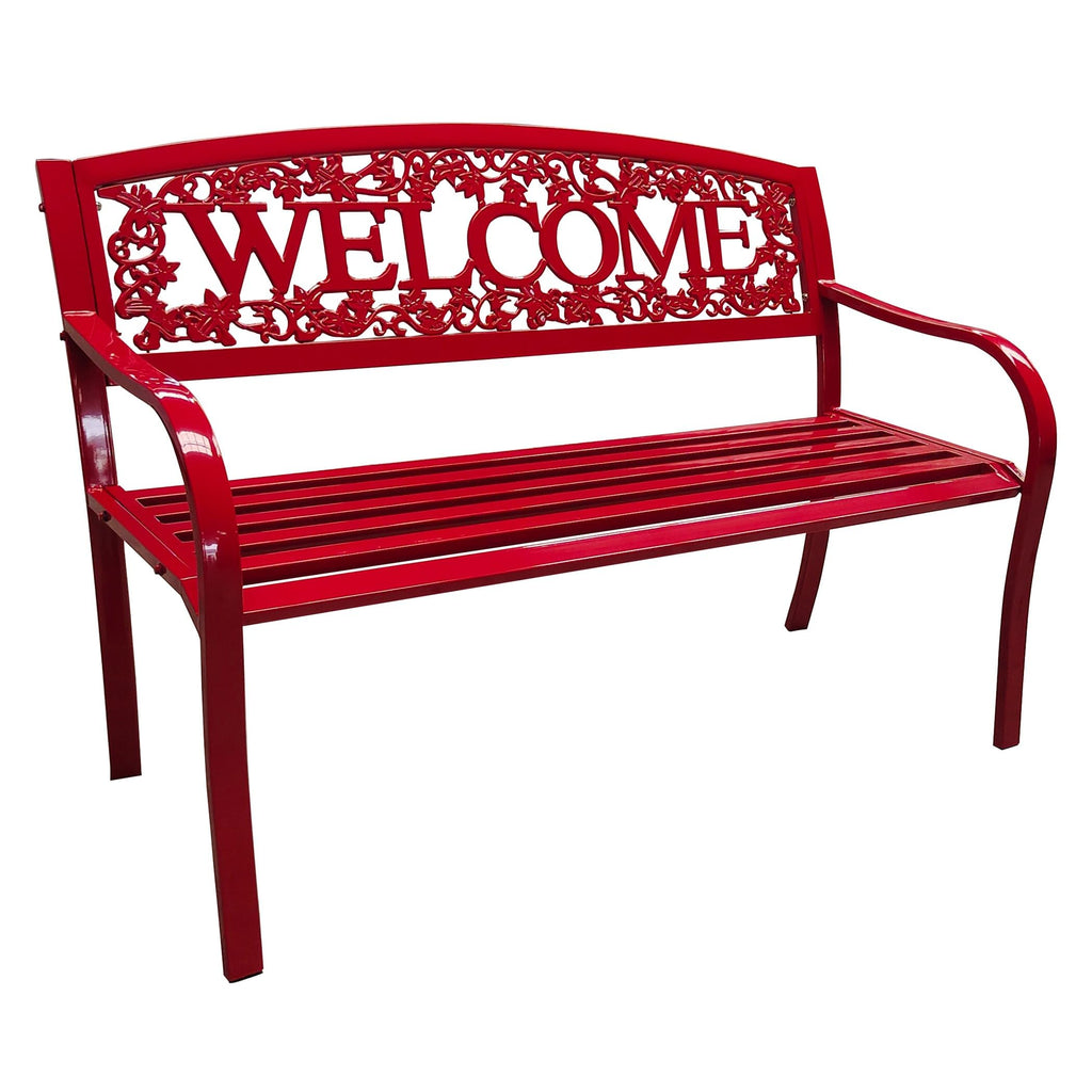 Metal Welcome Bench V8186