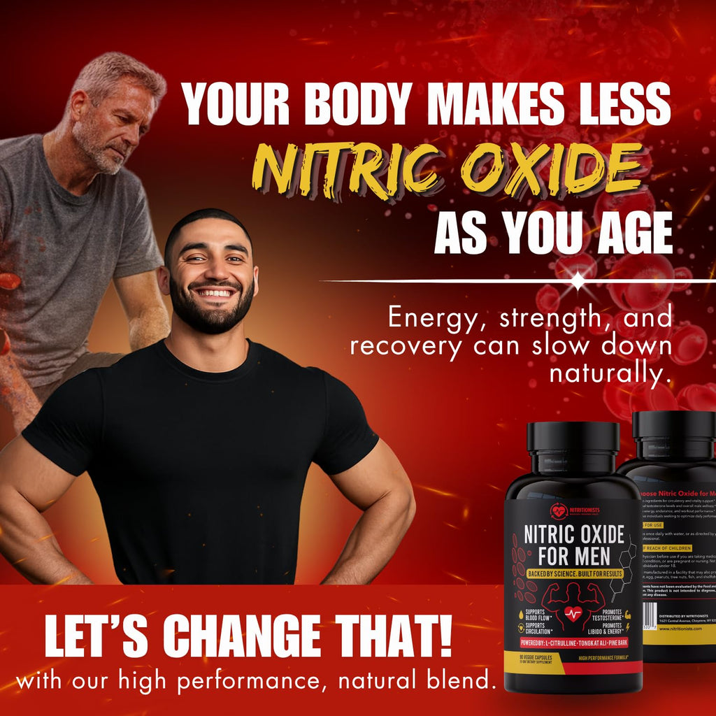 90 Capsules Nitric Oxide Supplement J641298