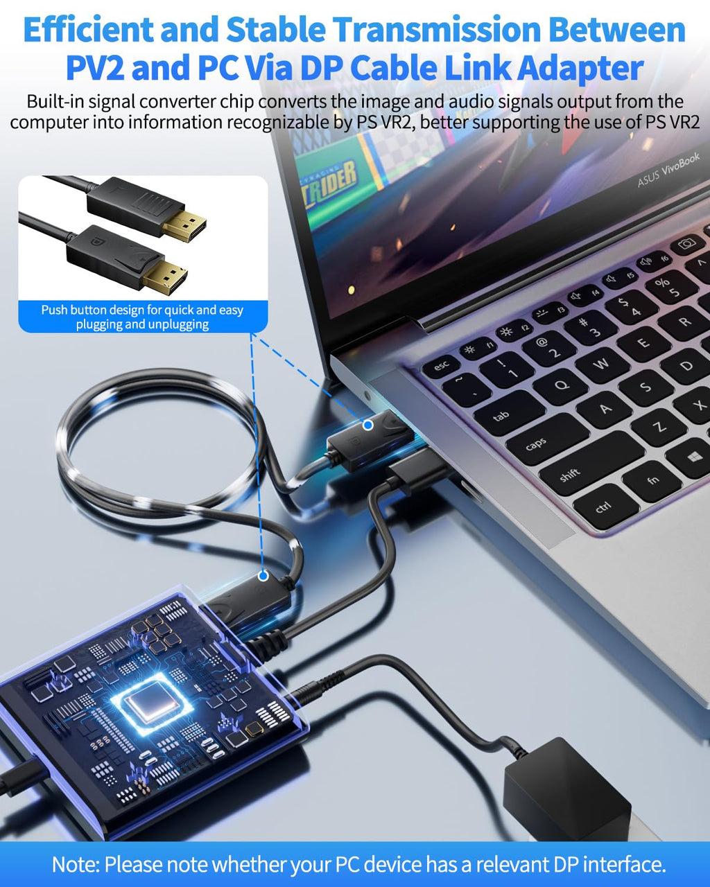 PC Adapter for VR2 Headset K667454