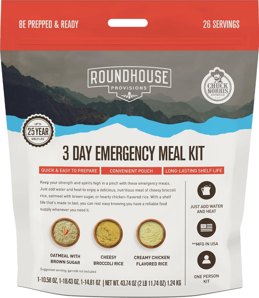 3 Day Emergency Meal Kit, 26 Servings J931