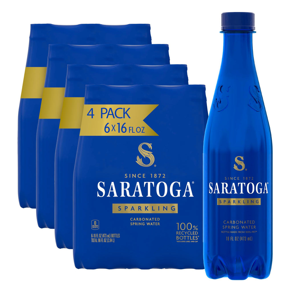 24 Pack 16 Fl Oz Sparkling Water Bottles V7414