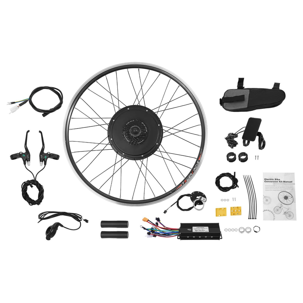 1000W 48V Rear Electric Bike Conversion Kit with LCD Display L142909
