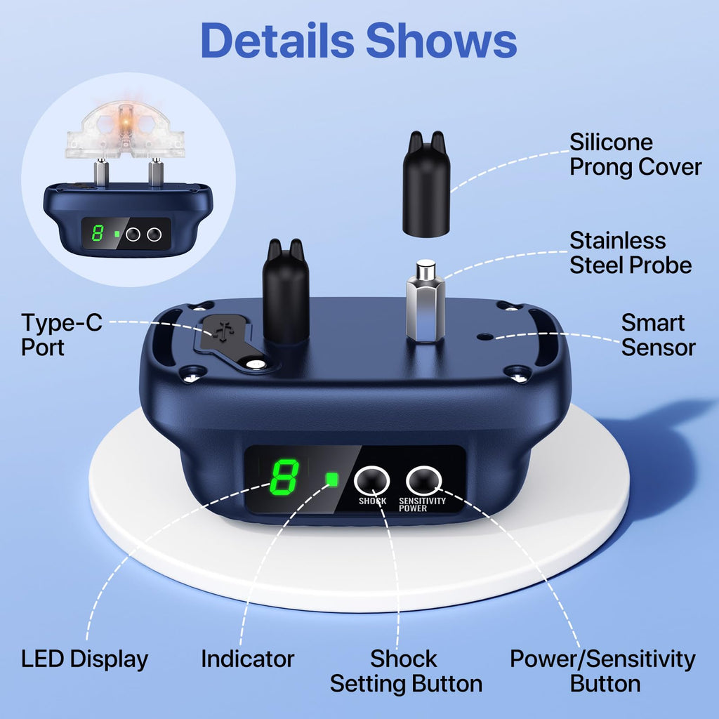 Automatic Waterproof Rechargeable Dog Bark Collar M251