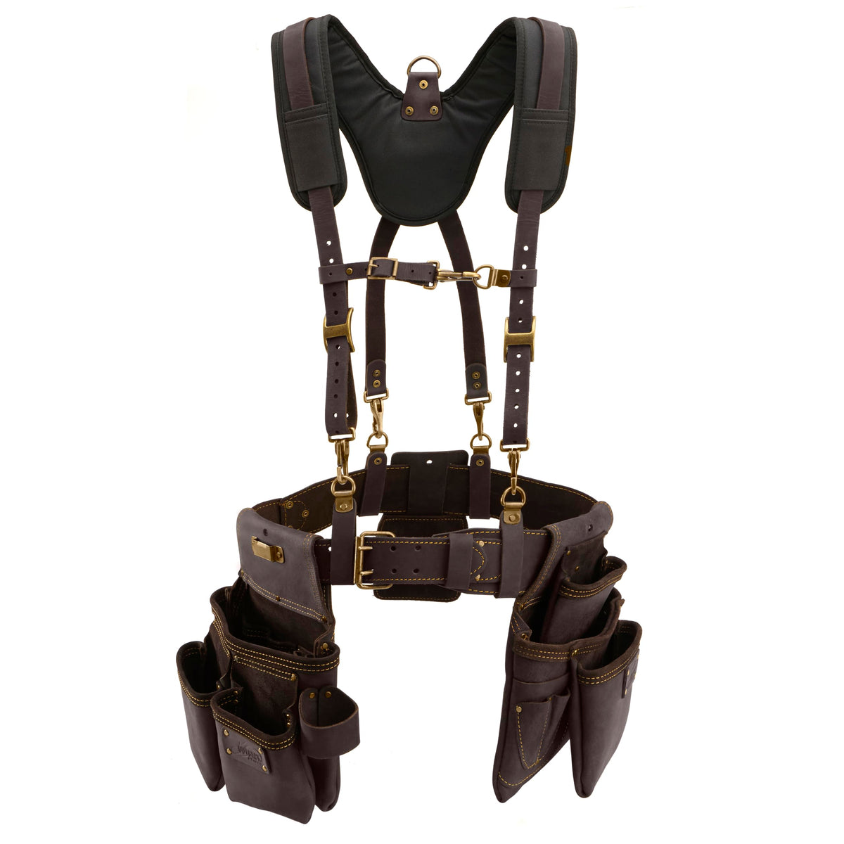 Leather Tool Belt with Suspenders Size L O943044