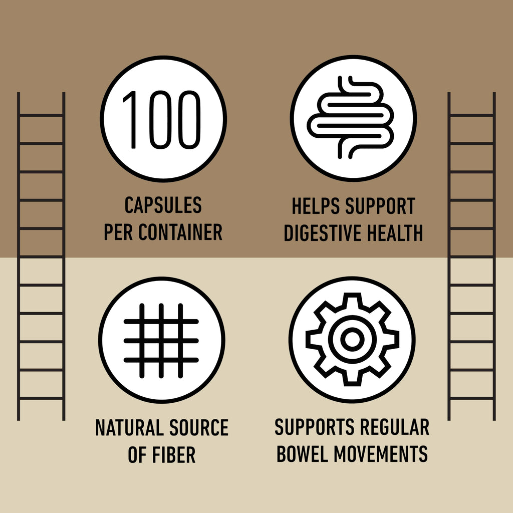 Organic Psyllium Husk Capsules 660mg 500ct O94778