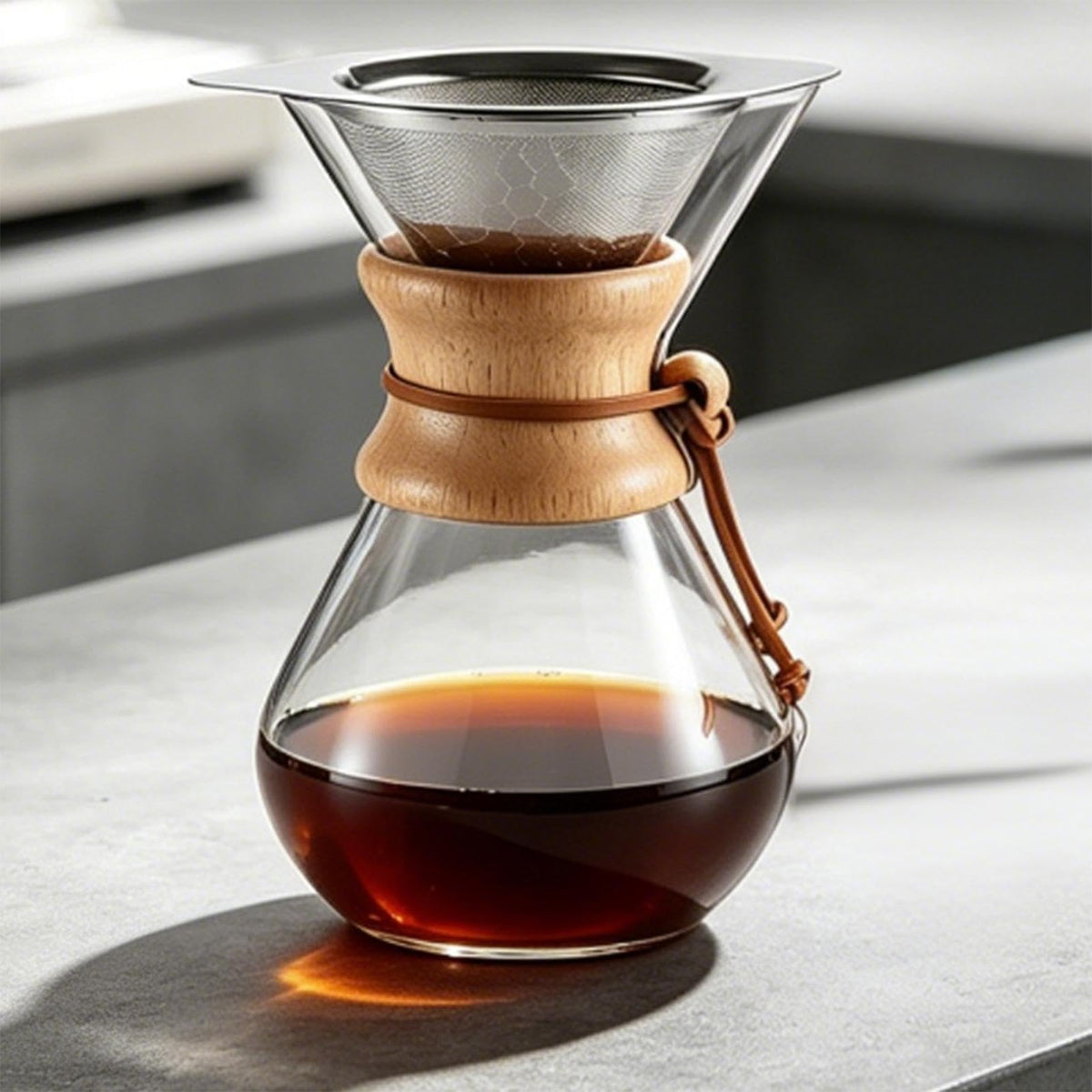 Stainless Steel Fine Mesh Drip Coffee Filter Y42435