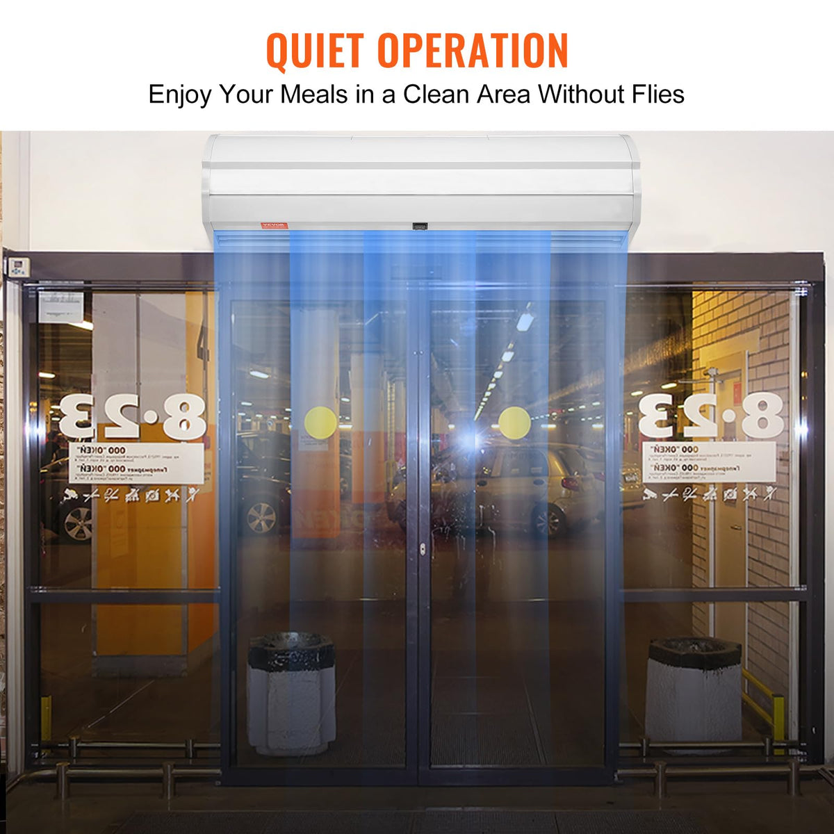 36" Wall Mounted Air Curtain 2 Speeds 900CFM H3105