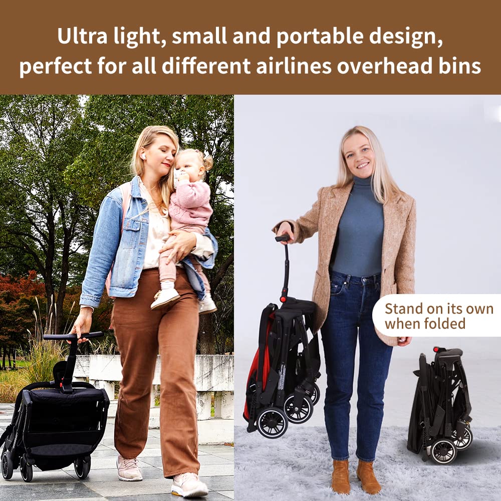 Portable Lightweight Umbrella Stroller with Sun Canopy E481687