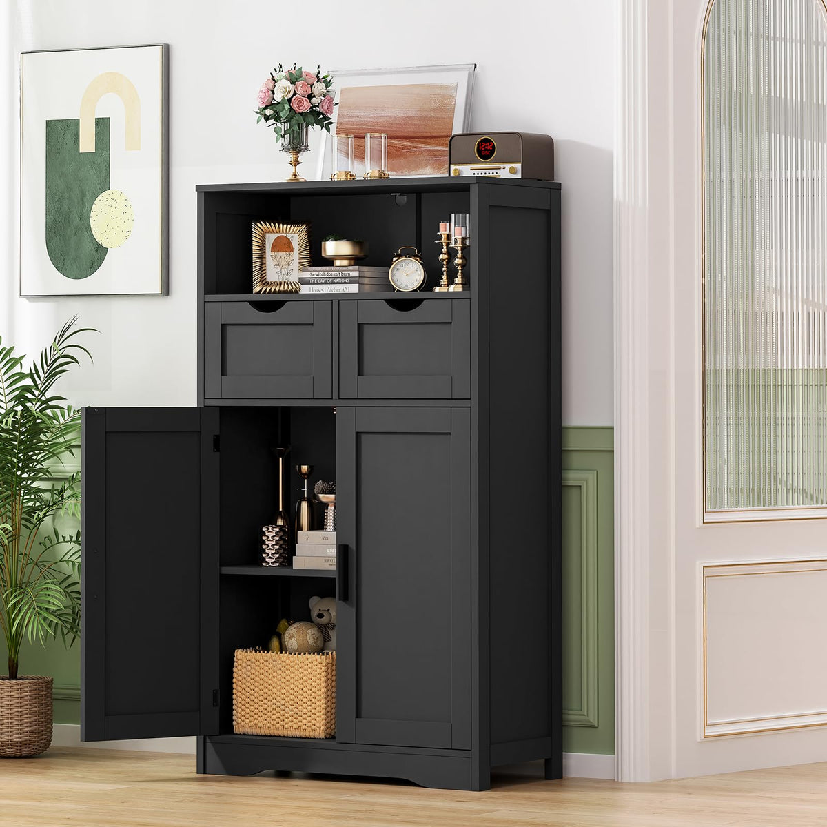 Bathroom Storage Cabinet with 2 Drawers H944