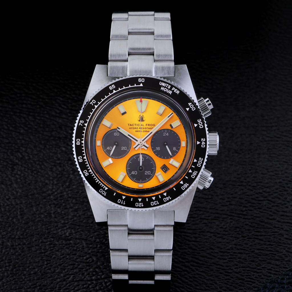 Chronograph Watch Sapphire Crystal Waterproof 100M E5908