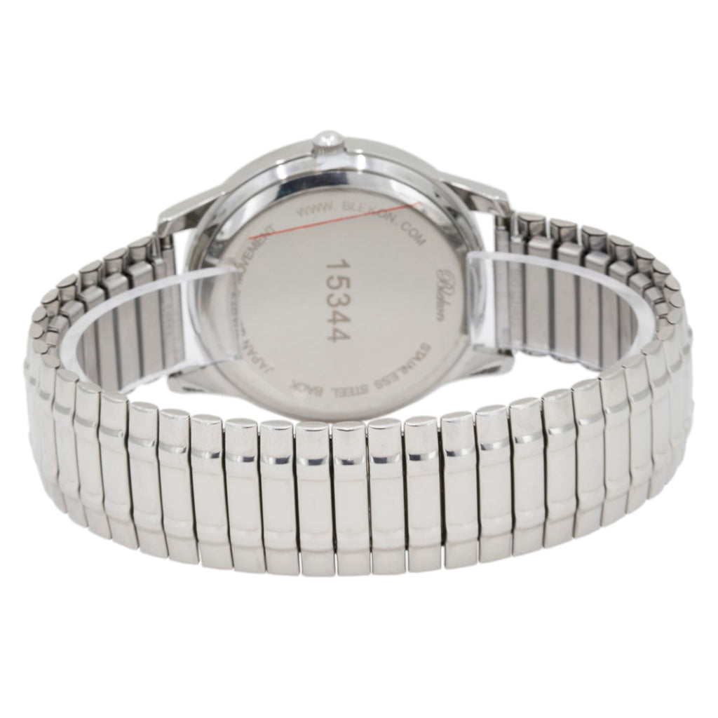 Large Face Easy to Read 40mm Japanese Quartz Stretch Band Watch X991359