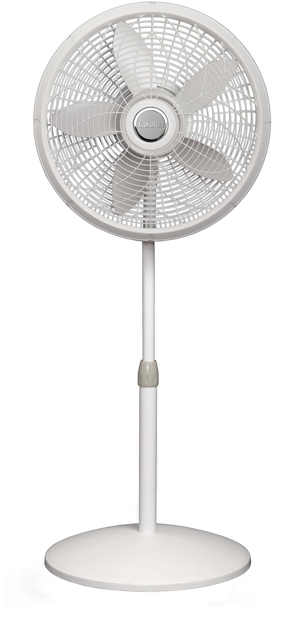 Oscillating Pedestal Fan with Adjustable Height and 3 Cooling Speeds, 18", White D555902