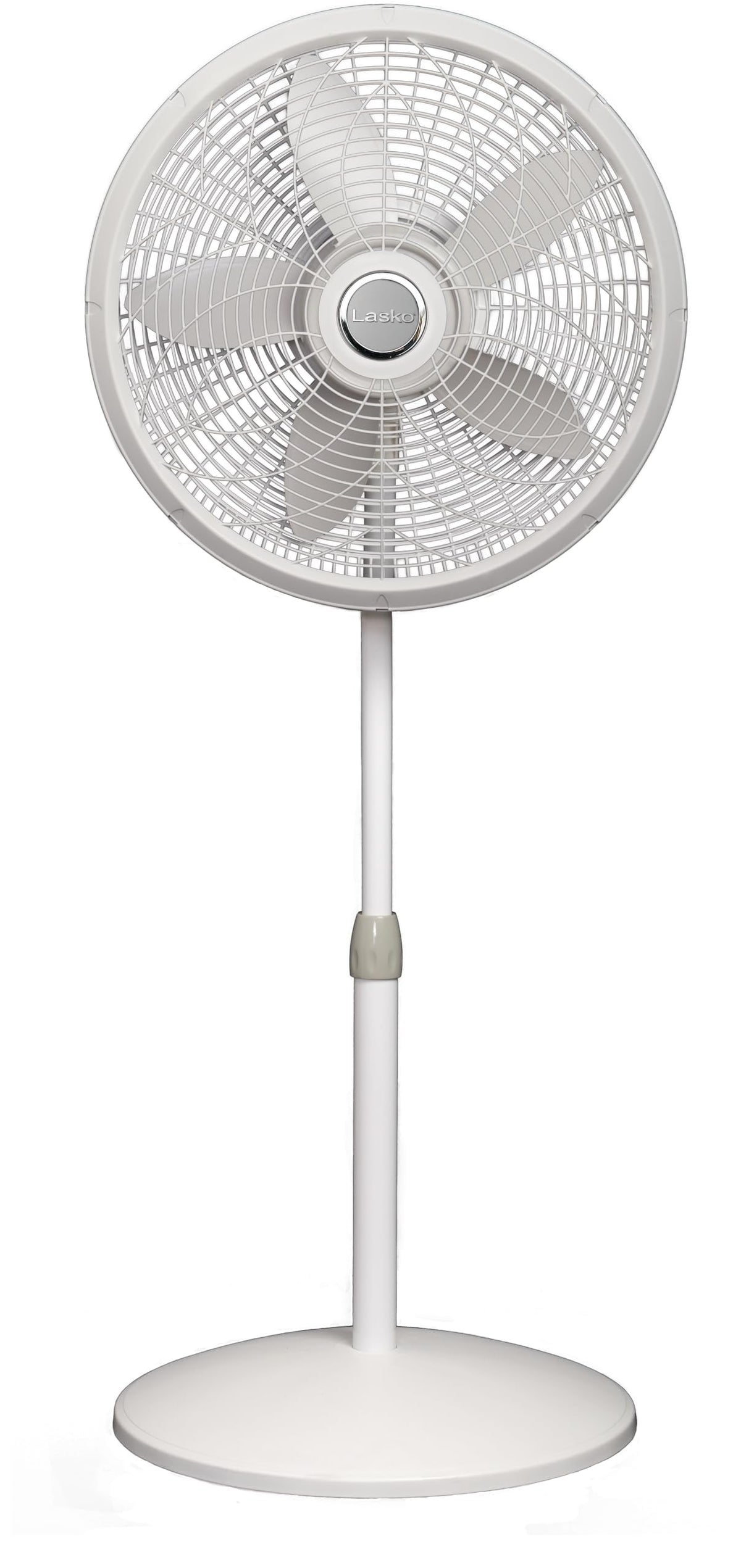 Oscillating Pedestal Fan with Adjustable Height and 3 Cooling Speeds, 18", White D555902