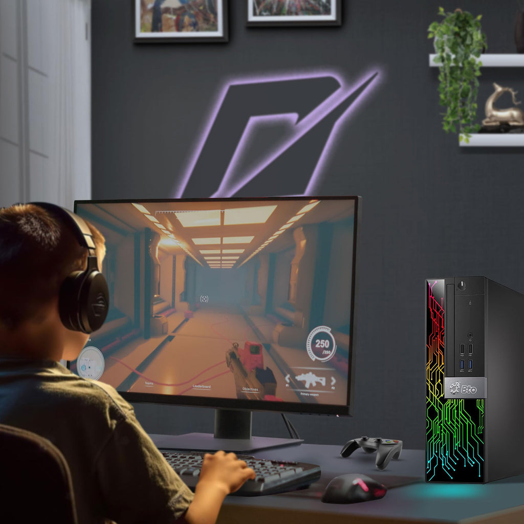 Intel Core i5-8500 16GB DDR4 RAM 256GB SSD GeForce GT 1030 Gaming Desktop Computer V86438