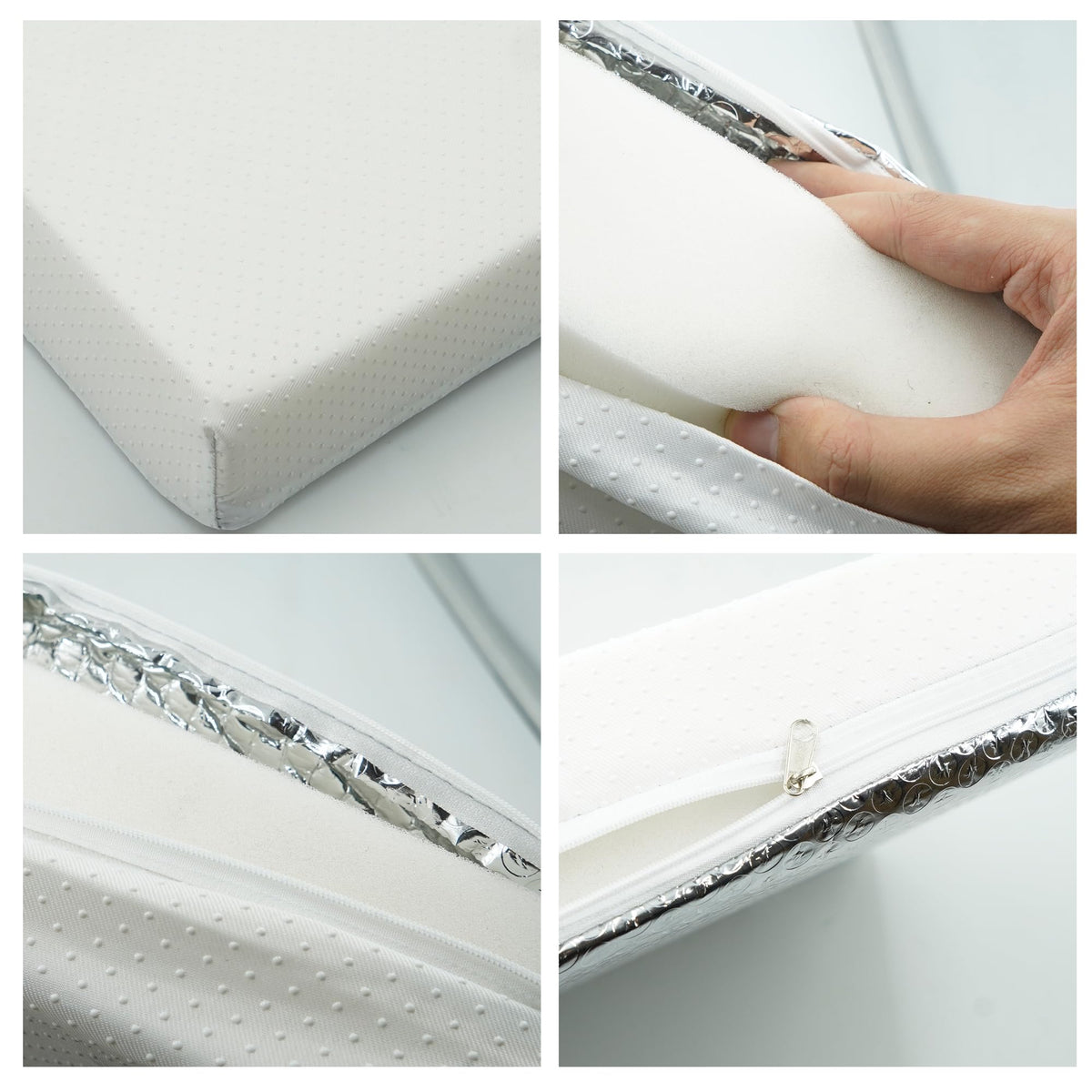 14"x14"x3" RV Vent Insulator (1-Pack) Reflective Skylight Cover E675614