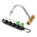 Gutter Cleaner Kit with Five Nozzles and Nozzle Holder G386