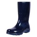 Women's Mid Calf Waterproof Rubber Rain Boots I635