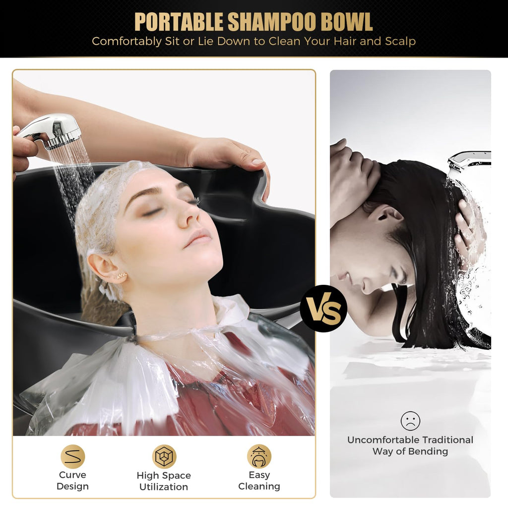 Portable Height Adjustable Shampoo Bowl U5977