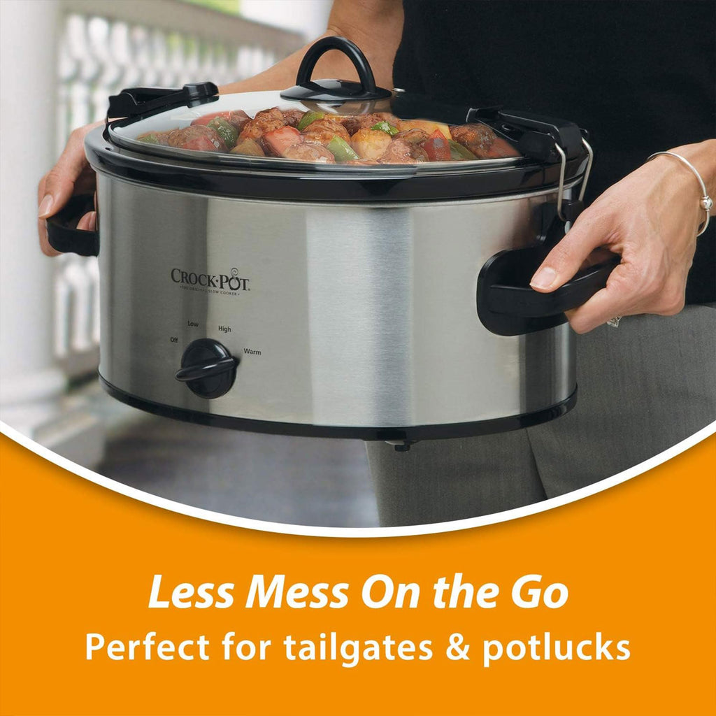 6-Quart Oval Portable Slow Cooker B99066
