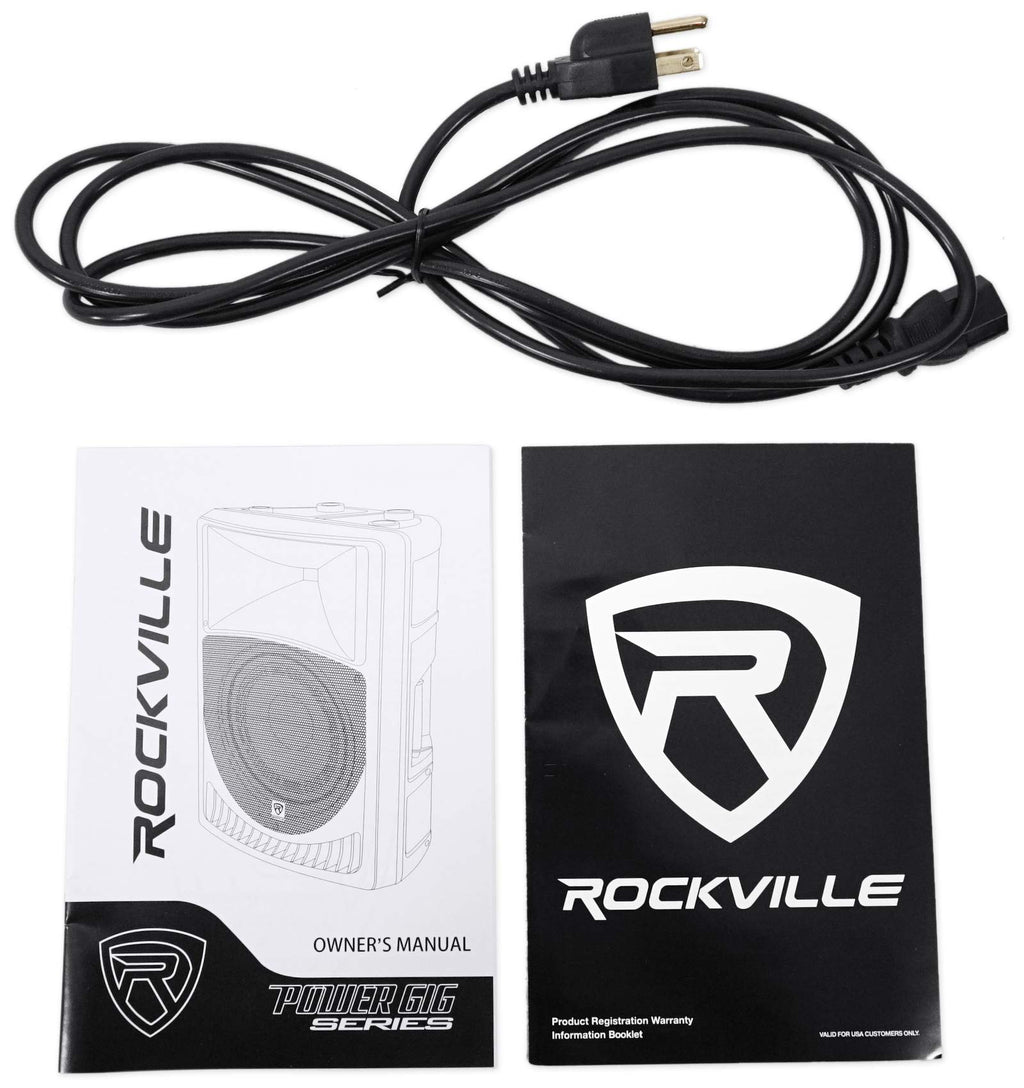 8" Powered PA Speaker System 2-Pack Z36127