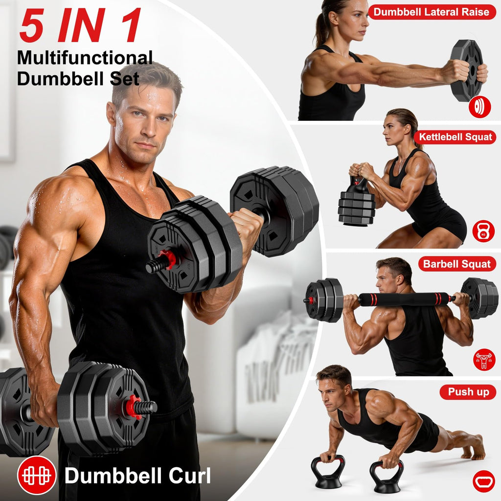 Adjustable Dumbbell Set 5in1 D5947