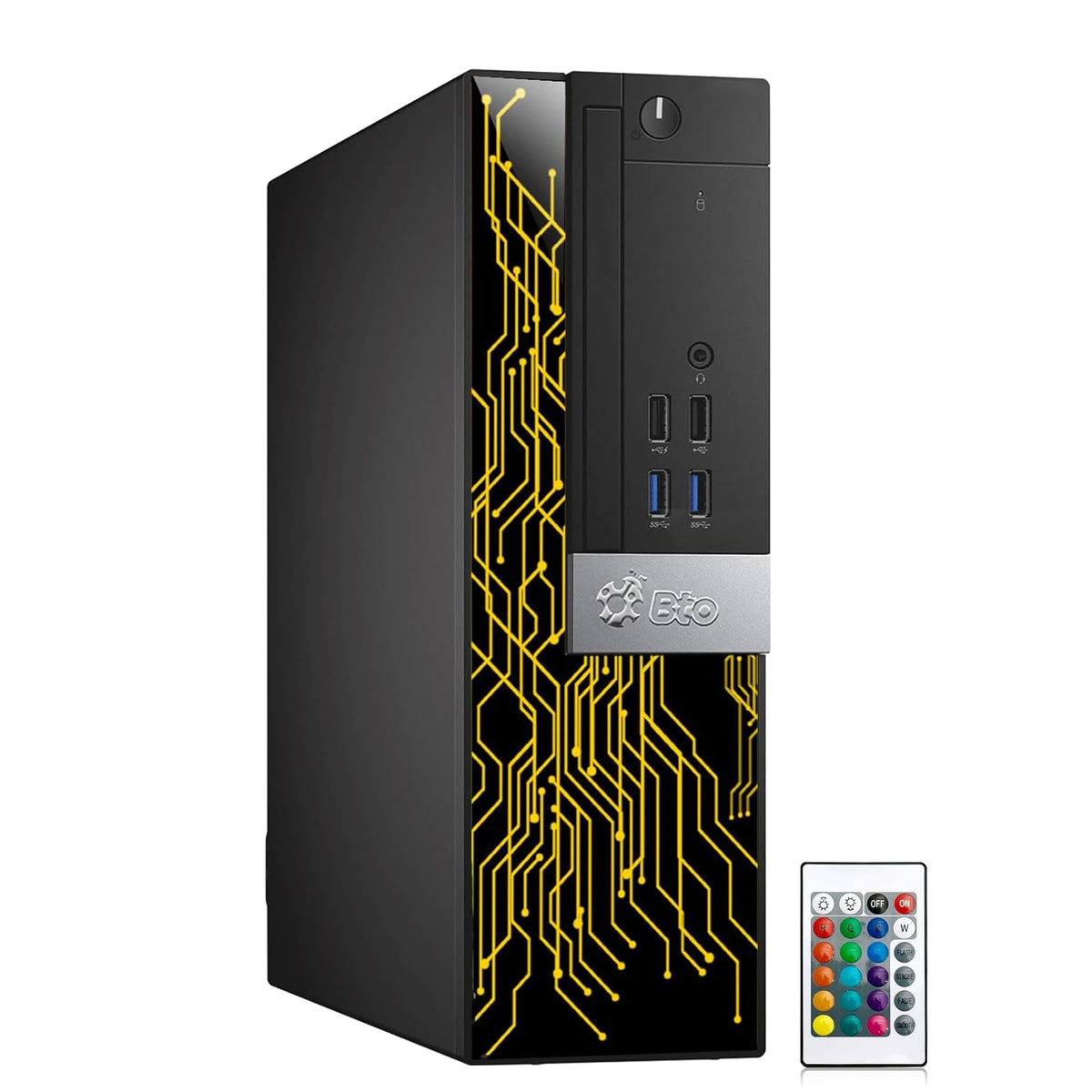 RGB Gaming PC with 24 Inch Monitor Intel i5 16GB RAM 512GB SSD H159
