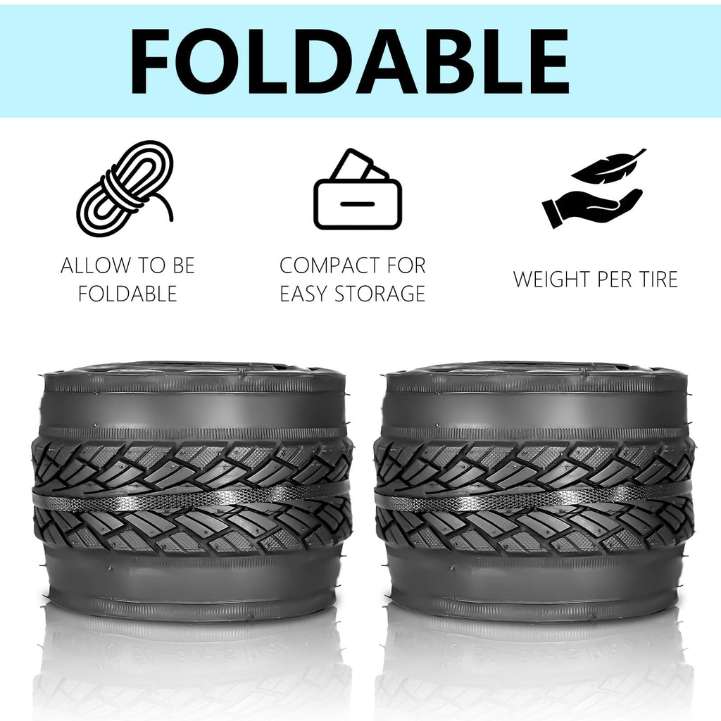 Foldable Road Bike Tires and Inner Tubes 2-Pack H337