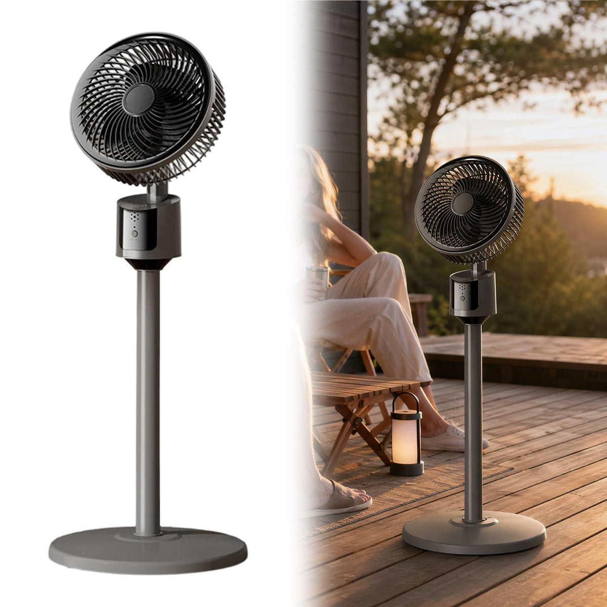 USB Powered Standing Floor Fan K857