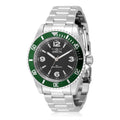 40mm Stainless Steel Black Dial Quartz U950