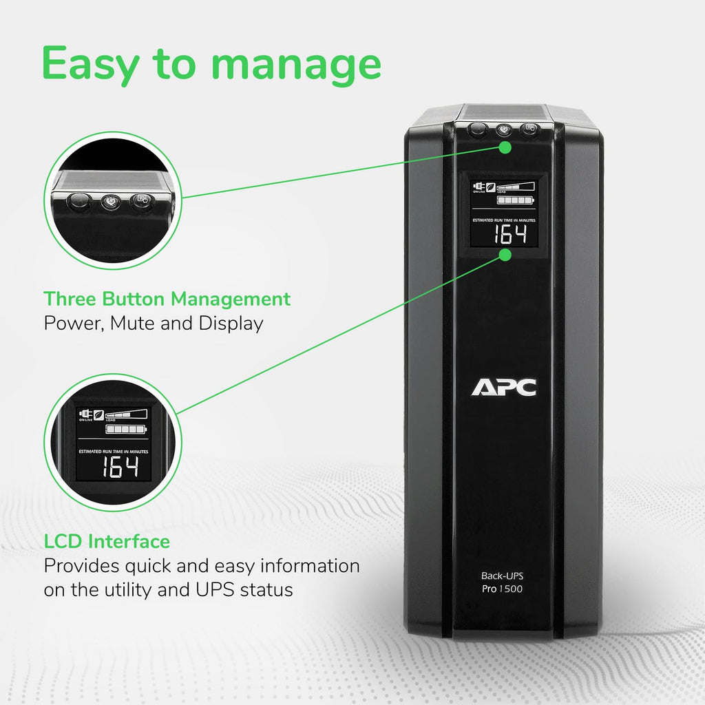 1500VA/900W UPS Battery Backup E561