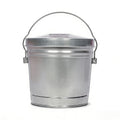 6 Gallon Galvanized Metal Trash Can with Lid J108