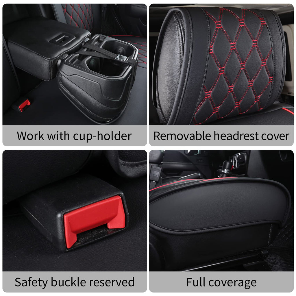 Jeep Wrangler JK JL 4-Door Seat Covers Full Set Q21065
